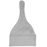 Babymütze mit Knoten, Organic, Farbe Heather Grey