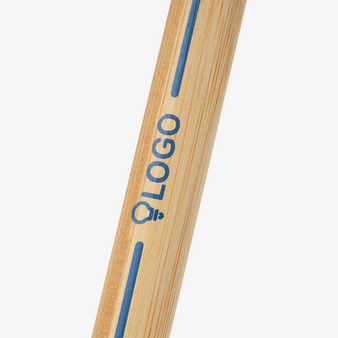 Bambus-Weihnachtskugelschreiber