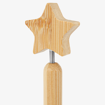 Bambus-Weihnachtskugelschreiber