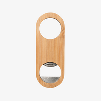 Bambus-Flaschenöffner mit Aufhänger 10,5 cm Vorne
