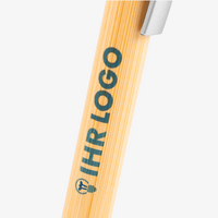 Bambus-Kugelschreiber, Detail Druck