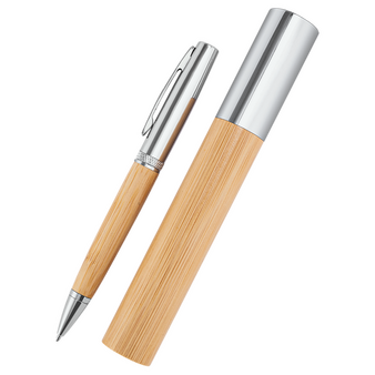 Bambus-Kugelschreiber Chroma, ohne Werbeanbringung