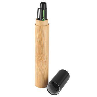 Bambus-Kugelschreiber Schwarz