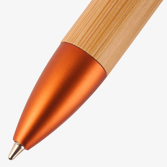 Bambus-LED-Kugelschreiber, ohne Werbeanbringung