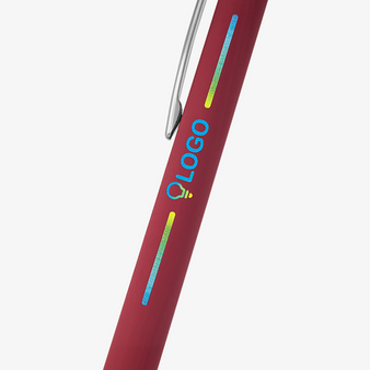 Bambus-Softtouch-Kugelschreiber Pastell