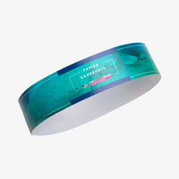 Banderole, farbig bedruckt, gerollt