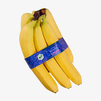 Banderole, farbig bedruckt, banane