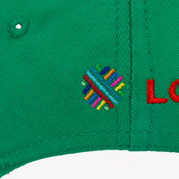 Basic Twill Baseballcap, 4 Stickpositionen: Hinten, Detailansicht