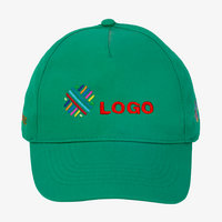 Basic Twill Baseballcap, 4 Stickpositionen: Vorne