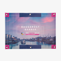 Banner, farbig bedruckt mit Ösen 