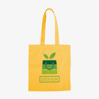 Baumwolltasche farbig, Langhenkel - 4/0-farbig, einseitig bedruckt