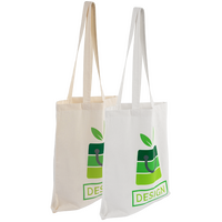 Baumwolltasche weiß/natur, Langhenkel - 4/0-farbig, einseitig bedruckt