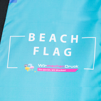 Beachflag, farbig bedruckt 