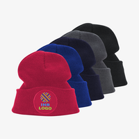 Beanie rund bedruckt Farbauswahl