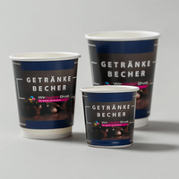 Becher doppelwandig 100ml, 4/0-farbig (CMYK), Gruppe