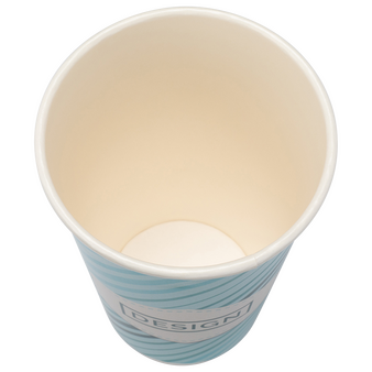 Becher doppelwandig mit Eichstrich 400 ml, 4/0-farbig (CMYK)