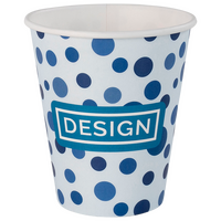 Becher einwandig 250 ml, 4/0-farbig (CMYK)