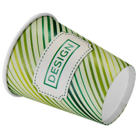 Becher einwandig mit Eichstrich 200 ml, 4/0-farbig (CMYK)