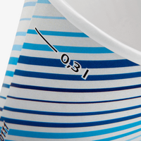 Becher einwandig mit Eichstrich 300 ml, 4/0-farbig