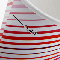 Becher einwandig mit Eichstrich 400 ml, 4/0-farbig