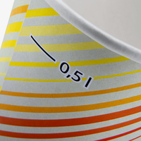 Becher einwandig mit Eichstrich 500 ml, 4/0-farbig (CMYK)