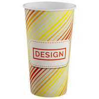 Becher einwandig mit Eichstrich 500 ml, 4/0-farbig (CMYK)