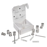 Edelstahl-Wandabstandshalter für den Innen- und Außenbereich