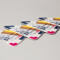 Bierdeckel, farbig bedruckt, dreieck, Bier Motive