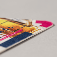 Bierdeckel, farbig bedruckt, dreieck, Bier Motive