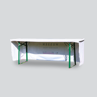 Biertisch, farbig bedruckt