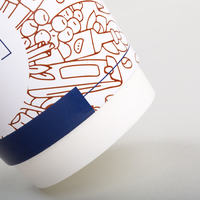 Bio Becher doppelwandig 300ml, 4/0-farbig, Detail