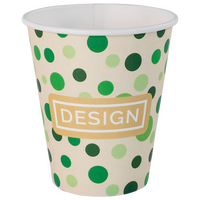 Bio Becher einwandig 250 ml, 4/0-farbig