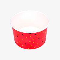 Eisbecher, farbig bedruckt, Motiv