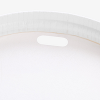 Papierdeckel, weiß, details