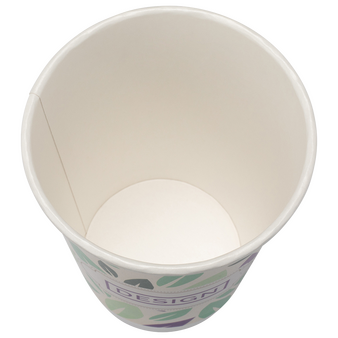 Bio-Becher doppelwandig mit Eichstrich 300 ml, 4/0-farbig