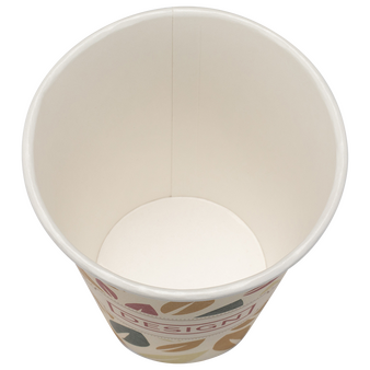 Bio-Becher einwandig mit Eichstrich 300 ml, 4/0-farbig (CMYK)