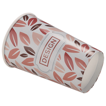 Bio-Becher einwandig mit Eichstrich 400 ml, 4/0-farbig (CMYK)