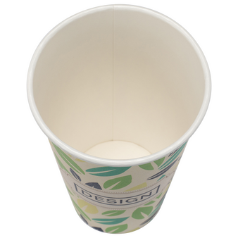 Bio-Becher einwandig mit Eichstrich 500 ml, 4/0-farbig (CMYK)