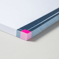 Block quer, farbig bedruckt, liegend