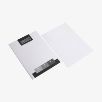 Briefpapier DIN A4, 1/0 farbig (Vorderseite: Graustufen / Rückseite: unbedruckt), Bankpostpapier mit Wasserzeichen