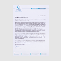 Briefpapier, bedruckt, Vorderseite