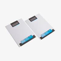 Briefpapier DIN A4, 4/4 farbig (Vorderseite: farbig / Rückseite: farbig), Bankpostpapier mit Wasserzeichen