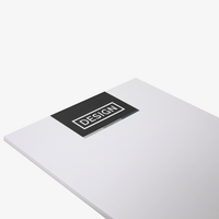 Briefpapier DIN A4, 1/0 farbig (Vorderseite: Graustufen / Rückseite: unbedruckt), Bankpostpapier mit Wasserzeichen