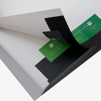 Briefpapier, farbig bedruckt, details