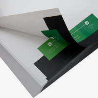 Briefpapier, farbig bedruckt, details