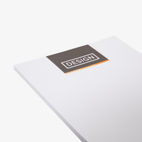 Briefpapier DIN lang, 4/1 farbig (Vorderseite: farbig / Rückseite: Graustufen), Bankpostpapier mit Wasserzeichen