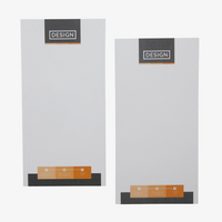 Briefpapier, farbig bedruckt, Vorder und Rueckseite