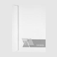 Briefumschlag DIN C4 (Lasche an der breiten Seite), haftklebend ohne Fenster, beidseitig 1/1 bedruckt, Rückseite