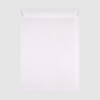 Briefumschlag DIN C4 (Lasche an der schmalen Seite), haftklebend mit Fenster, einseitig 4/0 farbig bedruckt, Lasche