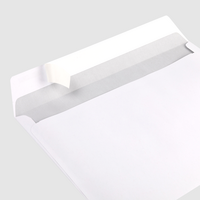 Briefumschlag DIN C5 (Lasche an der breiten Seite), haftklebend mit Fenster, einseitig 4/0 farbig bedruckt, Lasche